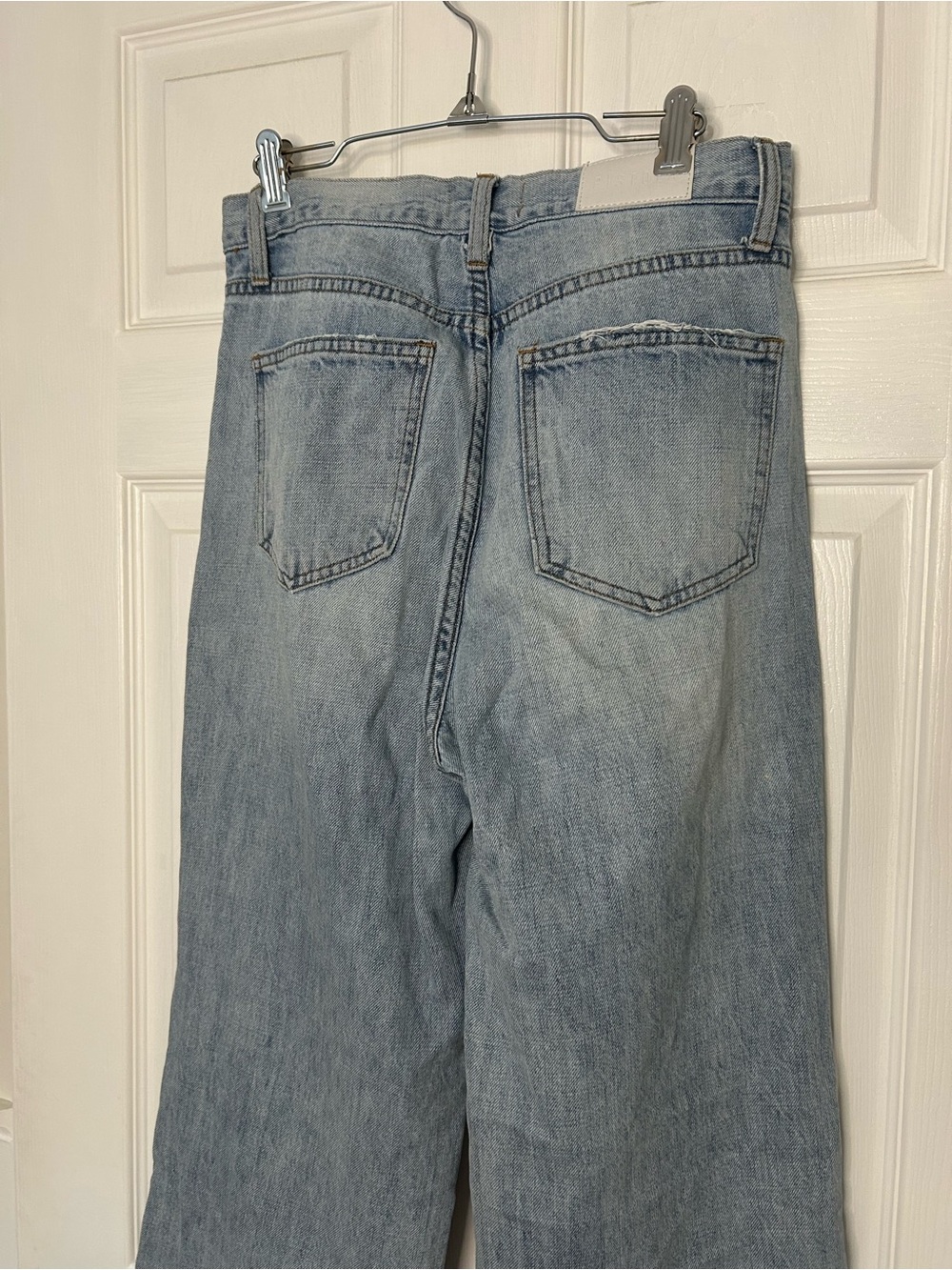 Pistola Bobbie Wide Leg Crossover Jeans - Picture 13 of 16